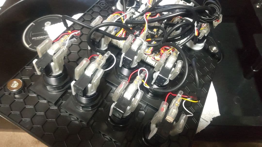 ビートマニア DAO PHOENIXWAN+ 三和ボタン 静音化 ブラックパネル