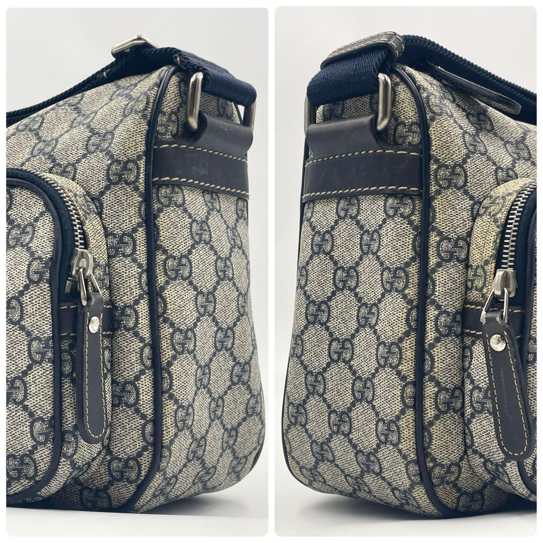 GUCCI グッチ GGスプリーム ショルダーバッグ クロスボディ PVC