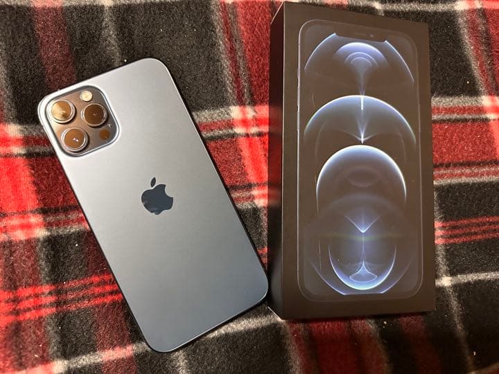 コンピュータ・IT iPhone12promax  128Gb Pacific Blue