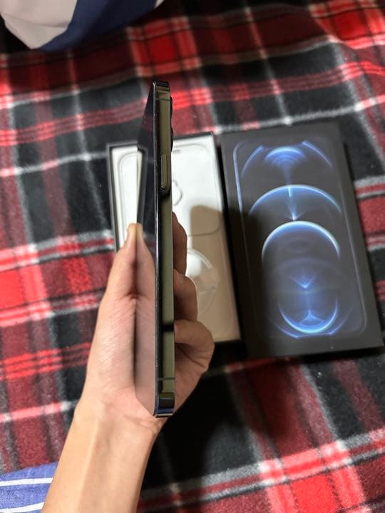 コンピュータ・IT iPhone12promax  128Gb Pacific Blue