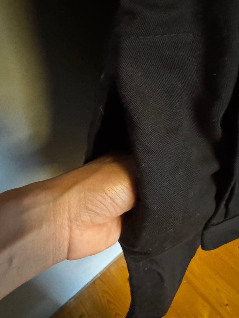 値下げ試着のみ黒スモックLE LABOUREUR」（ル・ラブルール) 男女兼用