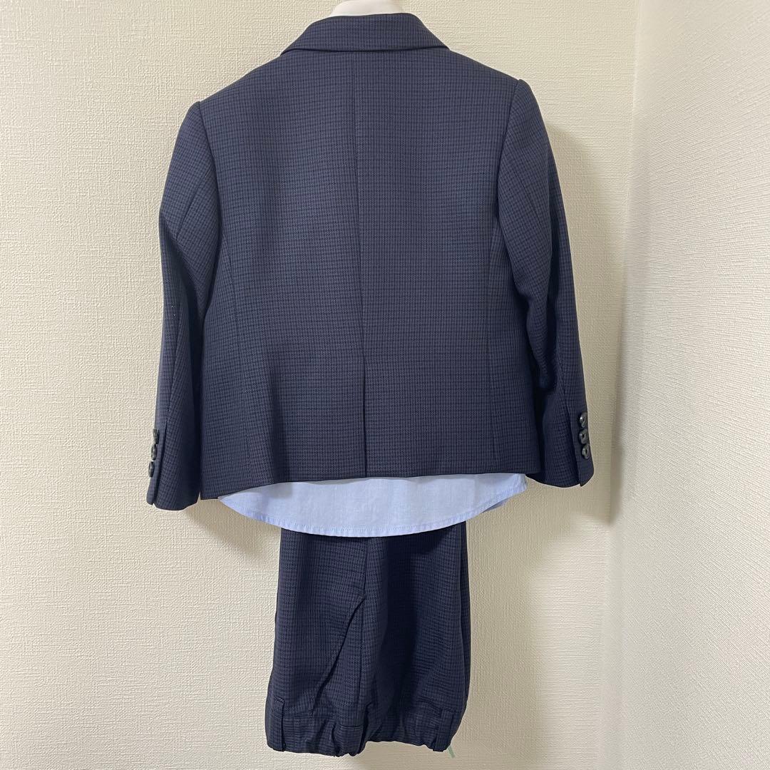 【petit main】ネイビー スーツ 110cm フォーマル　美品