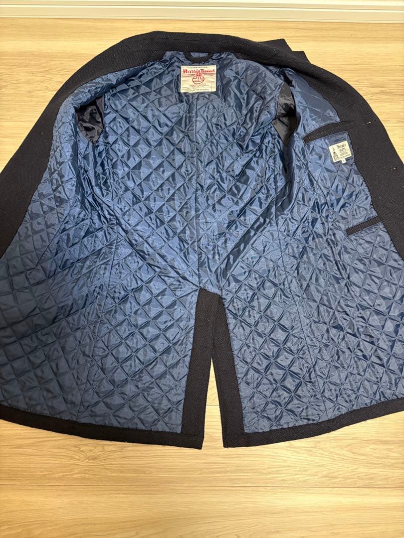 ハリスツイード FreaksStore チェスターコート M 紺色