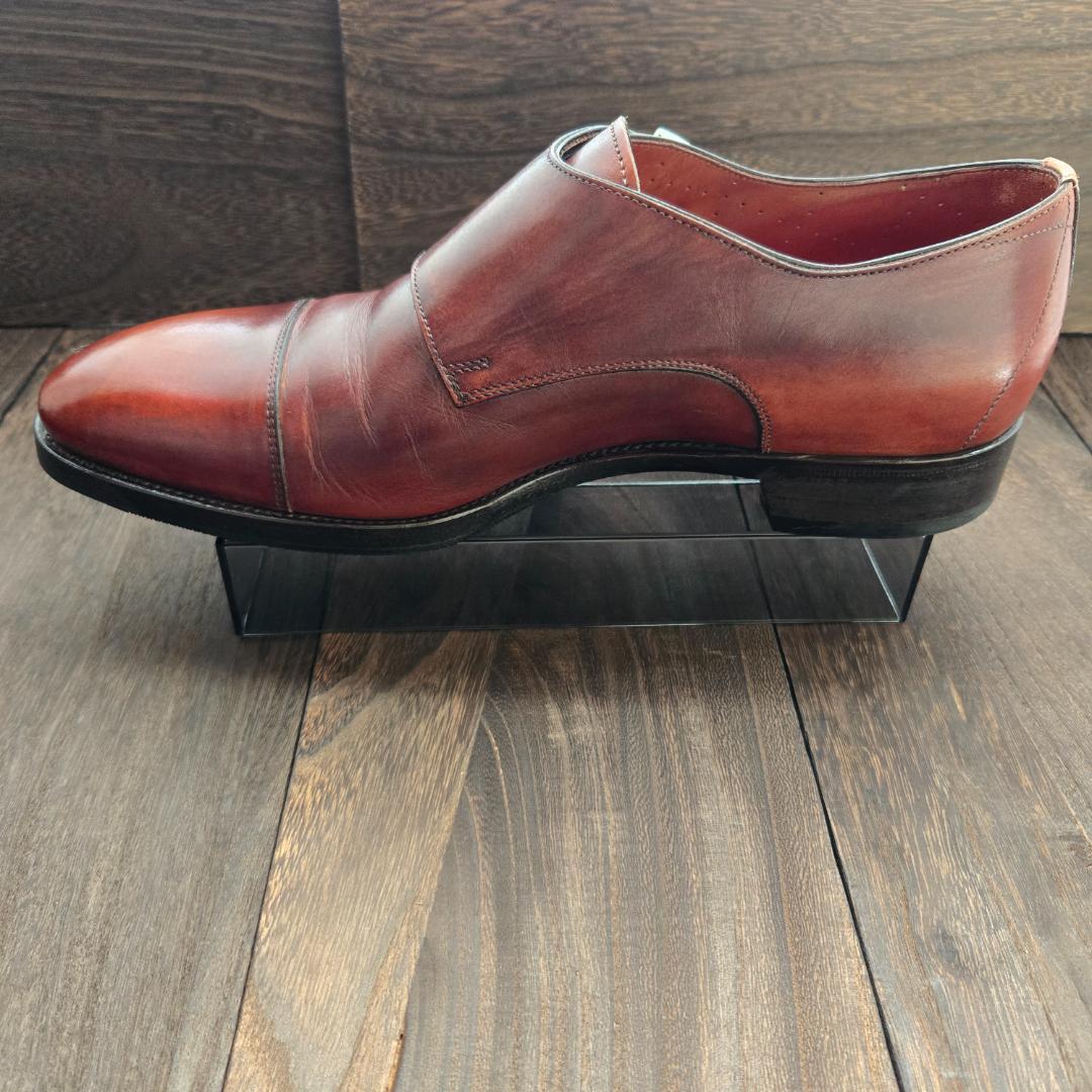 【サントーニ】Santoni ダブルモンクストラップ 超美品 箱 袋付き