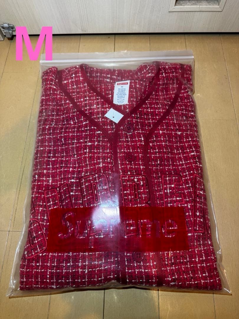 応援グッズ Supreme Boucle Baseball Jersey \