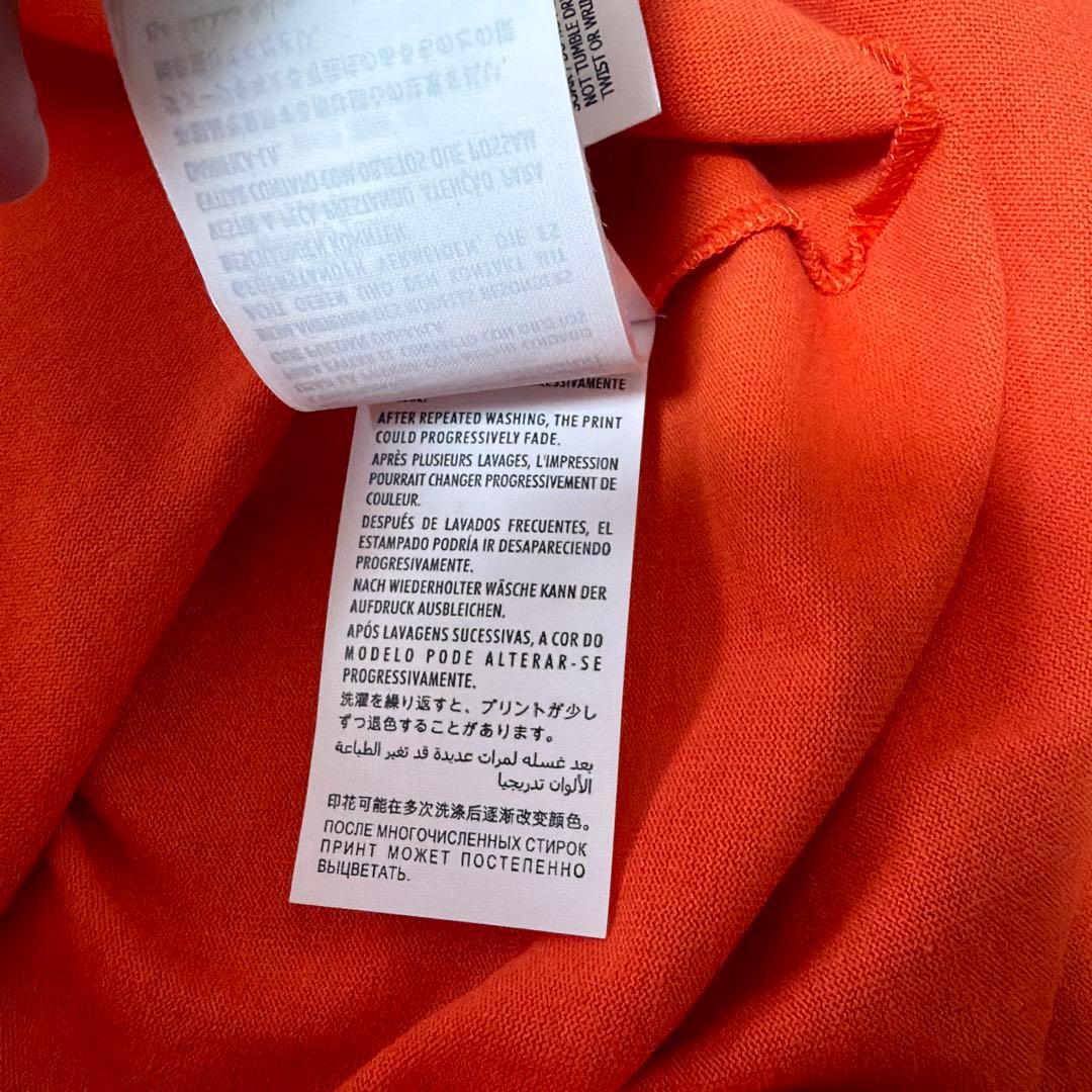 GUCCIアディダス スリーブライン ロンT 長袖Tシャツ オレンジ XS