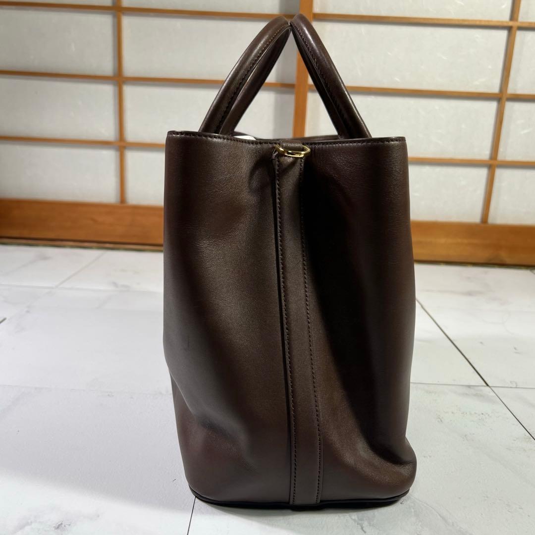 未使用級 ローレンラルフローレン Marcy サッチェル 2wayショルダー