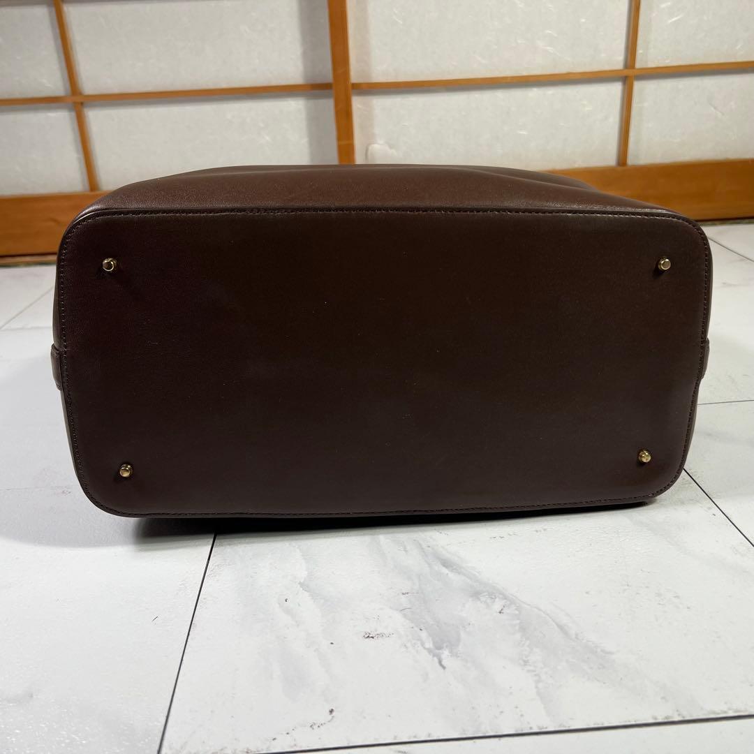 未使用級 ローレンラルフローレン Marcy サッチェル 2wayショルダー