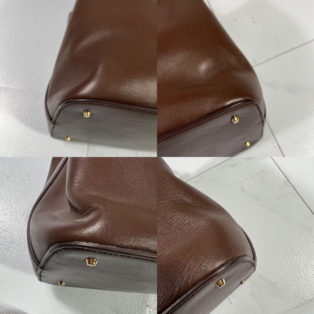 未使用級 ローレンラルフローレン Marcy サッチェル 2wayショルダー