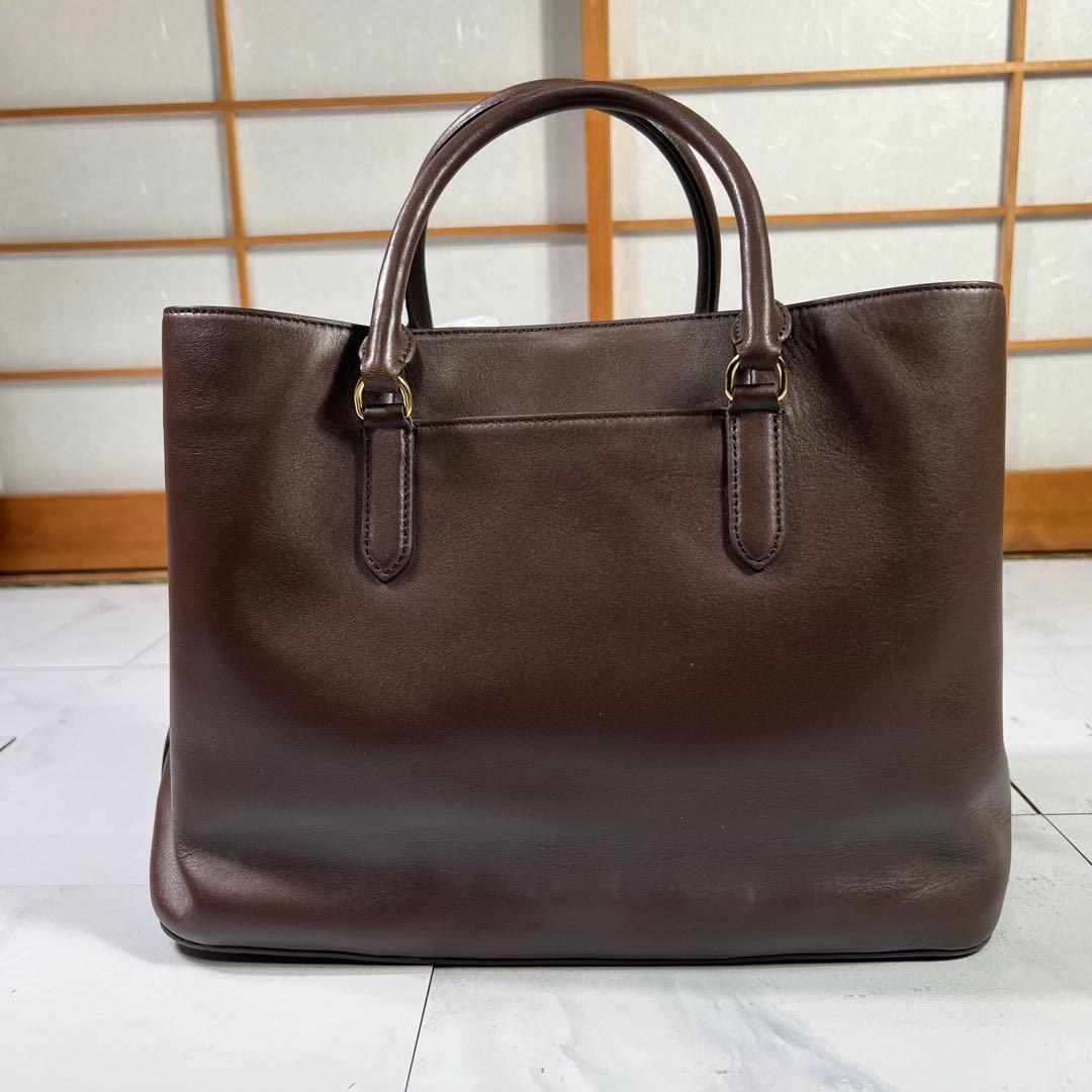 未使用級 ローレンラルフローレン Marcy サッチェル 2wayショルダー