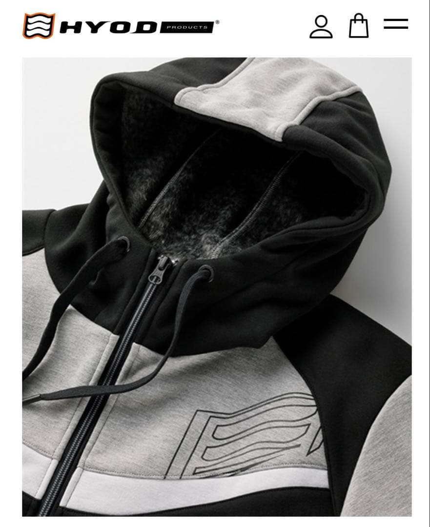 HYOD ヒョウドウWIND BLOCK HEAT FULL ZIP PARKA