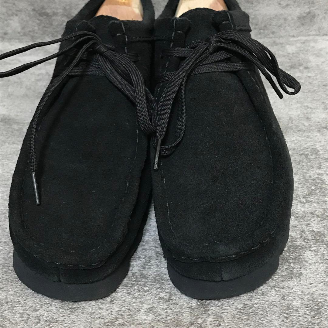 【美品】クラークス ワラビーブーツ 黒 GTX ゴアテックス vibramソール