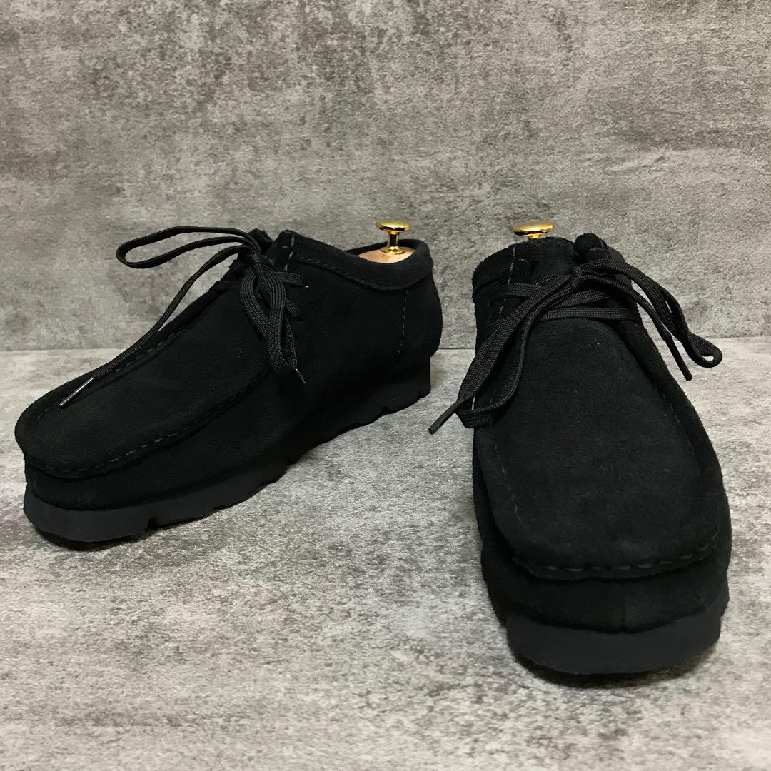 【美品】クラークス ワラビーブーツ 黒 GTX ゴアテックス vibramソール