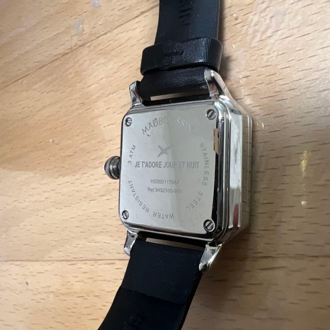 MAUBOUSSIN 八角形クォーツ腕時計 レディース