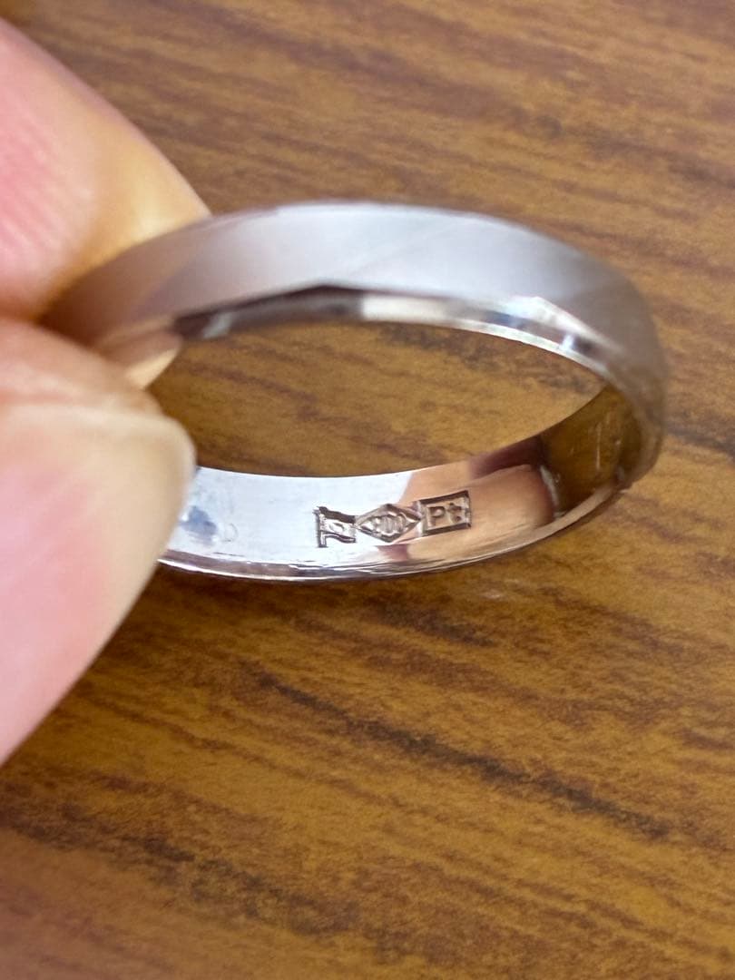 リング　Pt900　12,5号