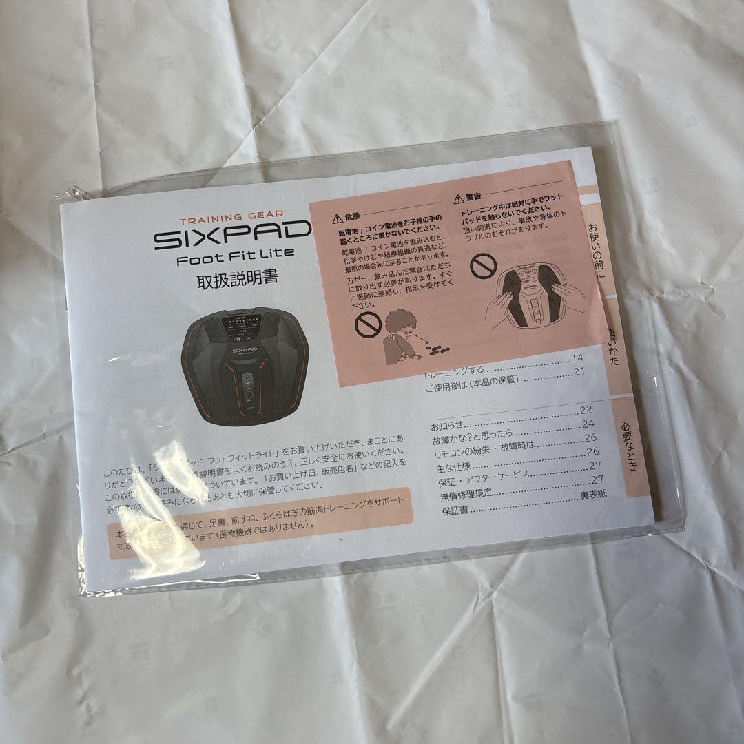 【*も様 【動作確認のみ】 SIXPAD Foot Fit Lite 電池付き