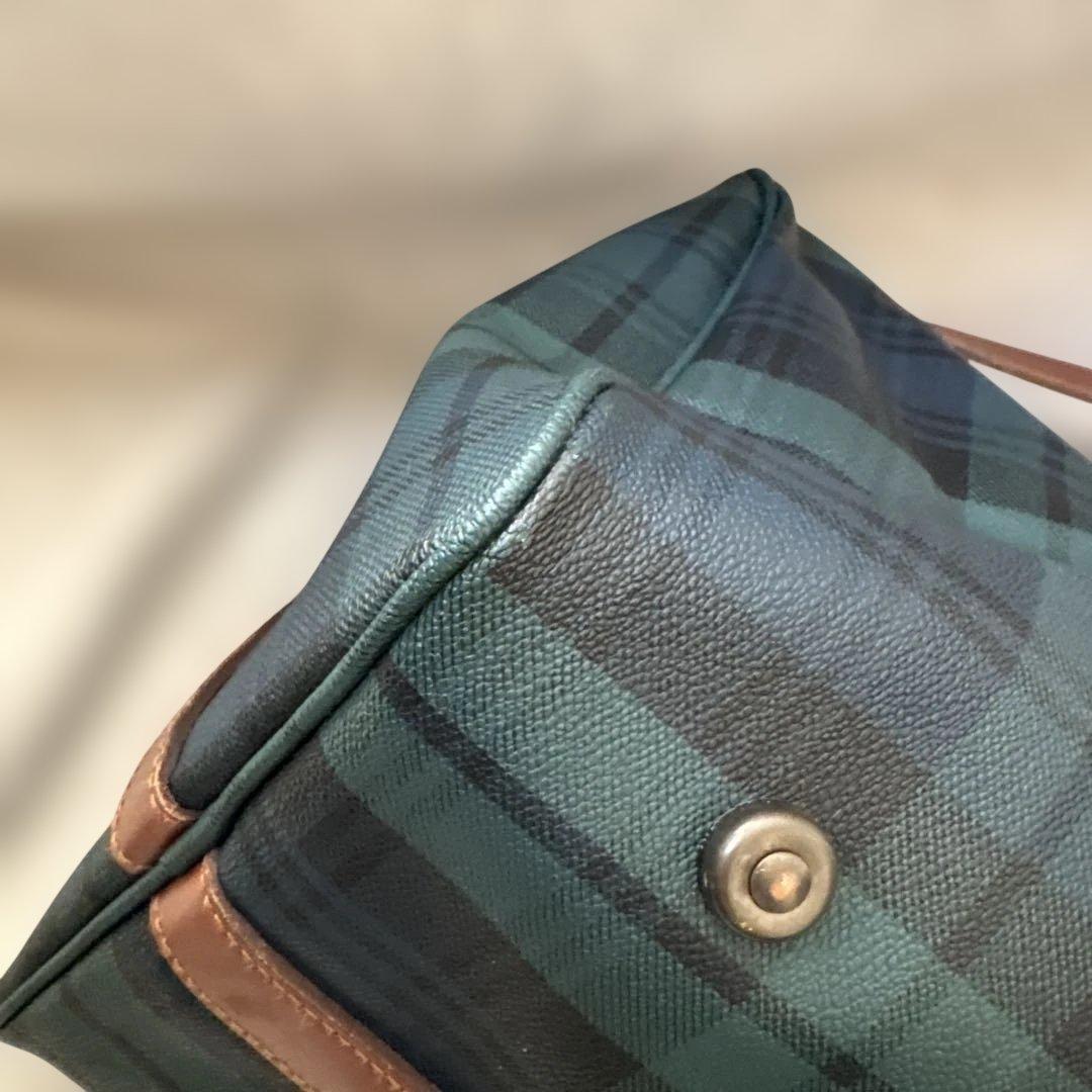 美品✨ラルフローレン ブラックウォッチ　2way ボストンバッグ　付属品