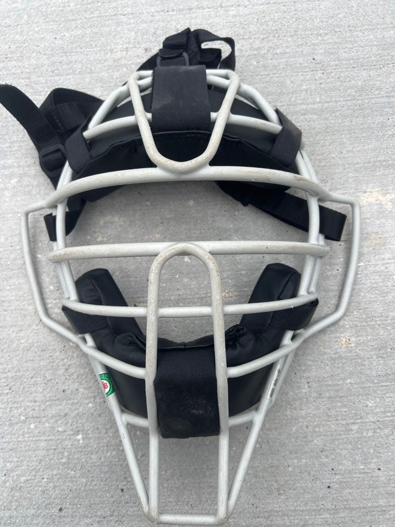 MizunoPro キャッチャーマスク シルバー 収納袋付き