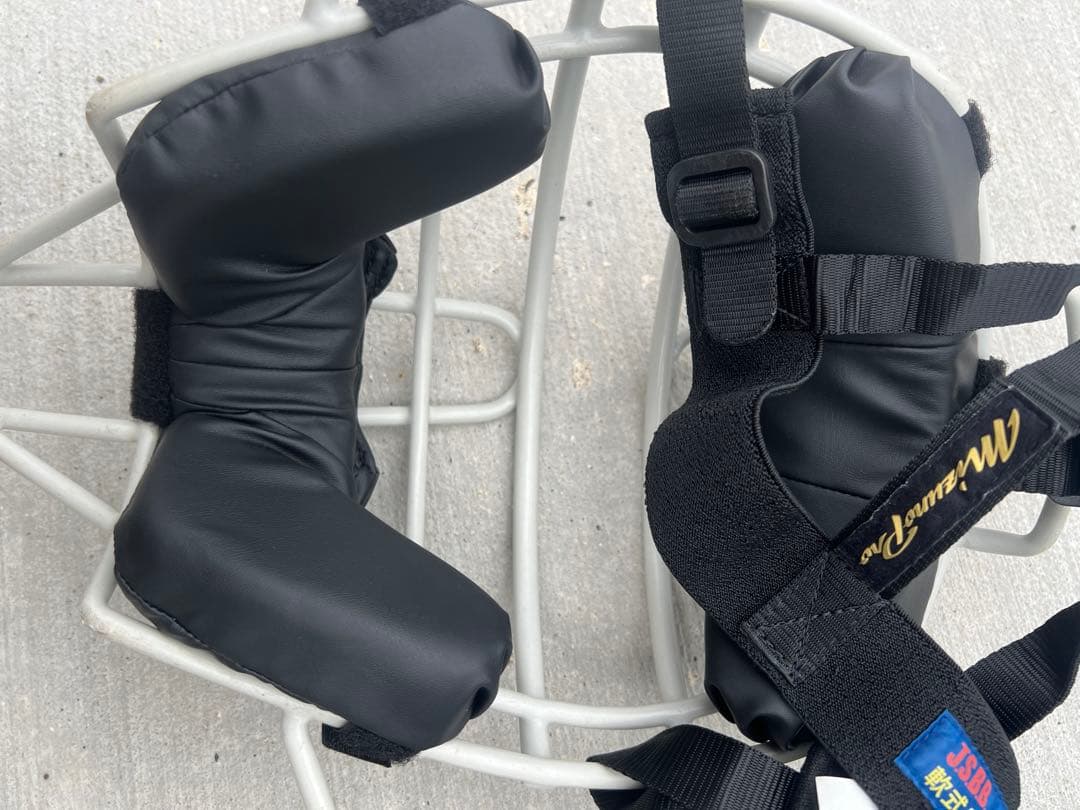 MizunoPro キャッチャーマスク シルバー 収納袋付き