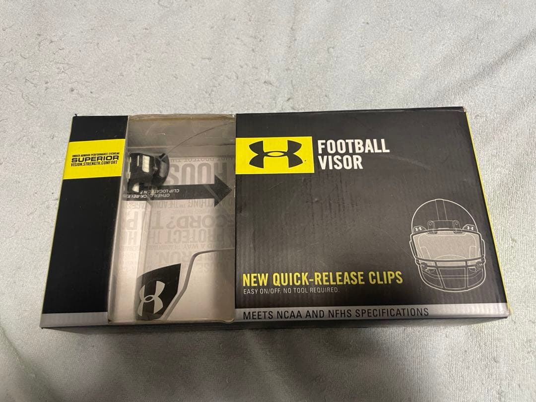 アンダーアーマー アイシールド(クリア)新品・未使用 ＊公式戦使用可能