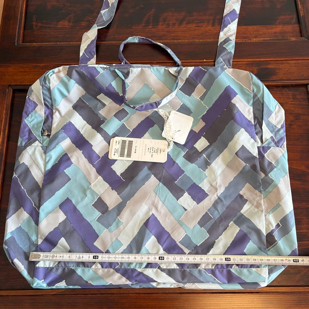 【訳あり】▪️トラベラーズバッグ ▪️prism blue mix▪️ミナペルホネン