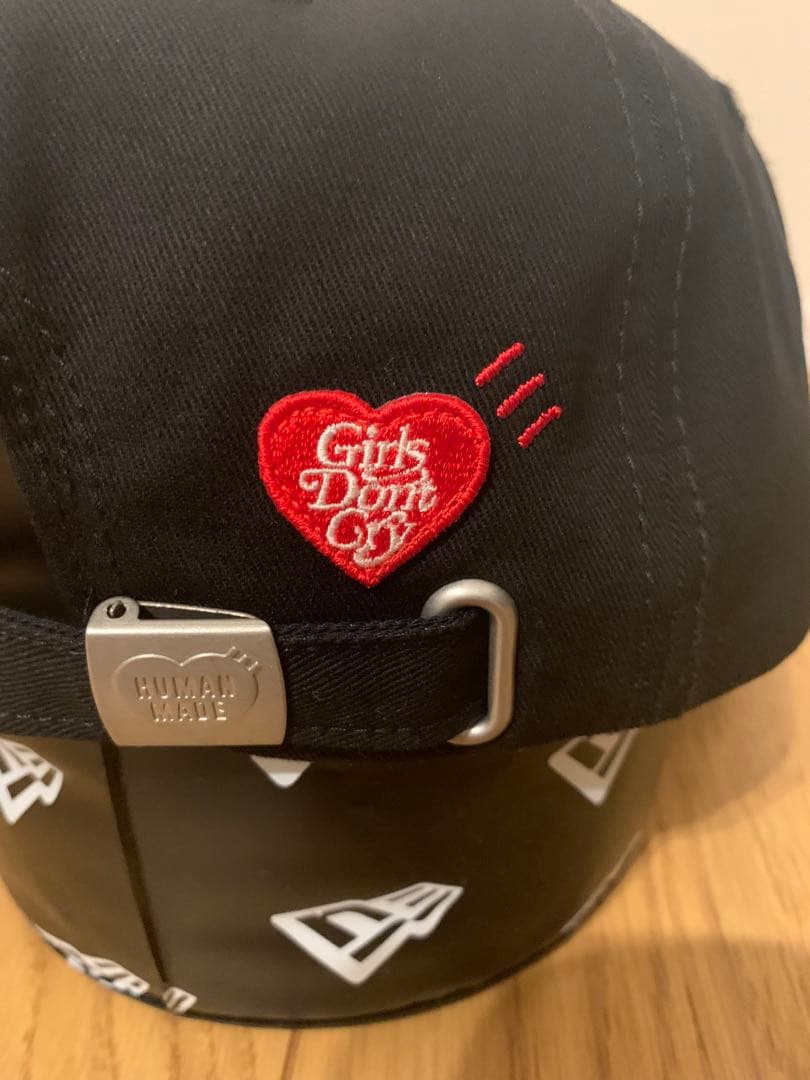 Human Made キャップ 黒 Girls Don't Cry