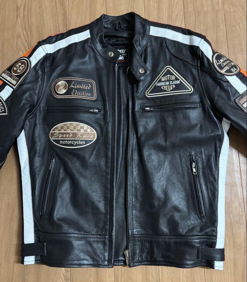 【美品】デグナー ヴィンテージレザージャケット 黒 L 13WJ-1B