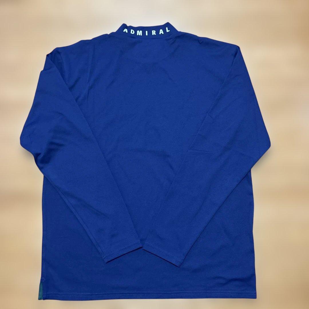 ☆新品☆Admiral アドミラルゴルフ 長袖モックネックLL ネイビー