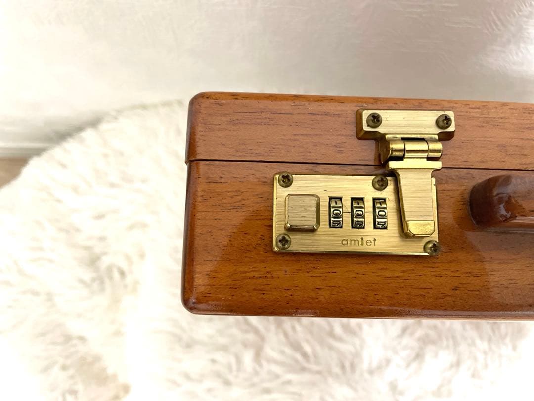 Amiet 木製アタッシュケース