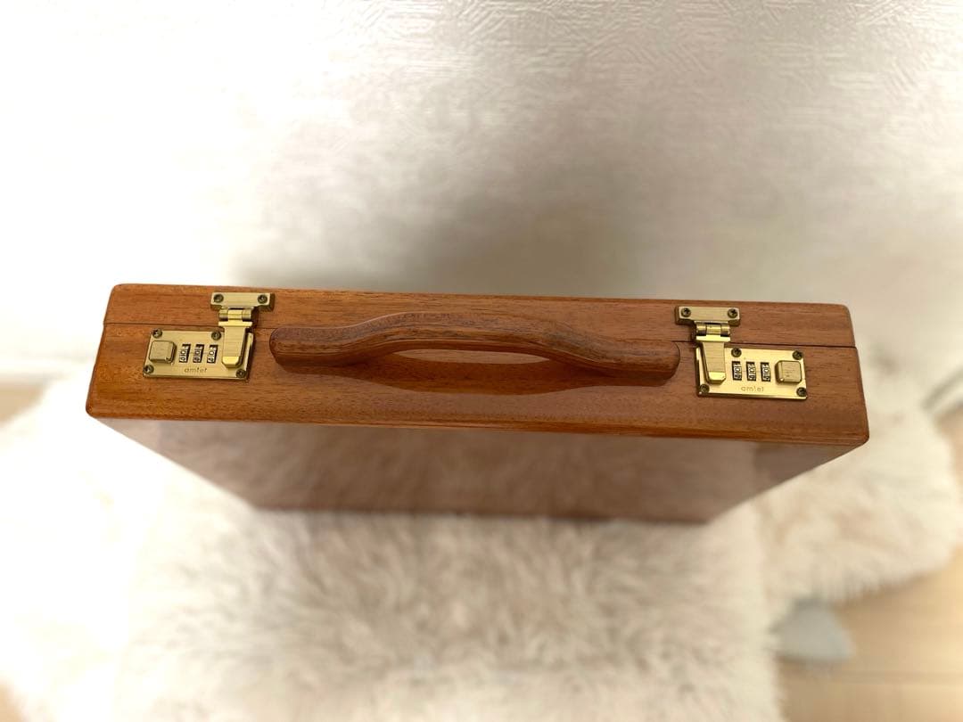 Amiet 木製アタッシュケース