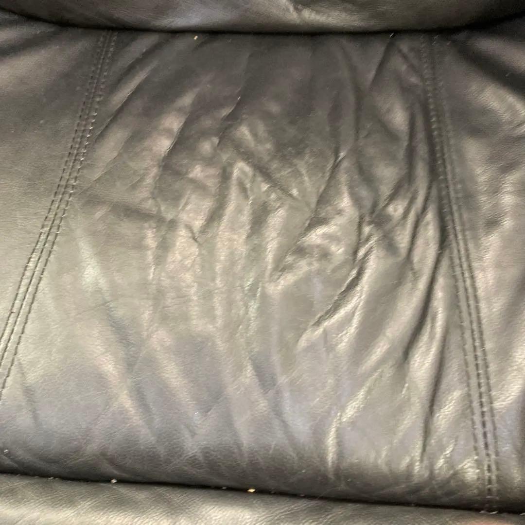 値下げ！黒の3人掛け電動ソファ