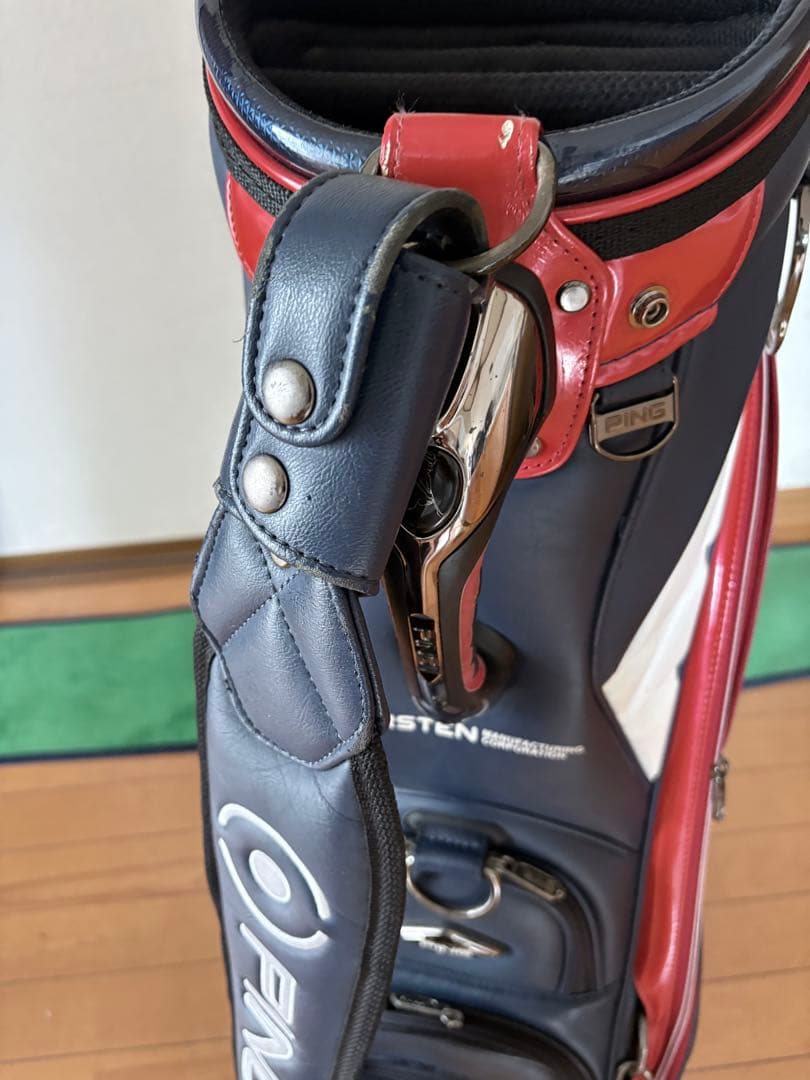 訳あり　ピン　キャディバッグ ラグジュアリー　3点式　プロモデル　9.5 5分割