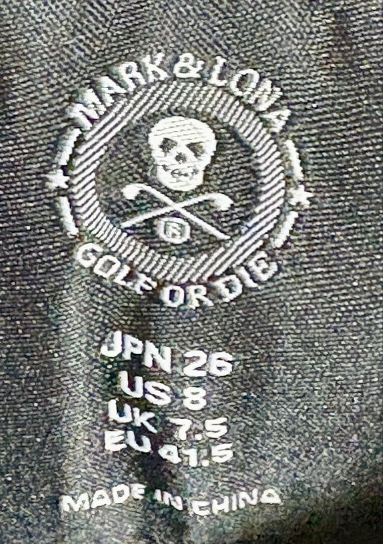 MARK & LONA ブラックスニーカー