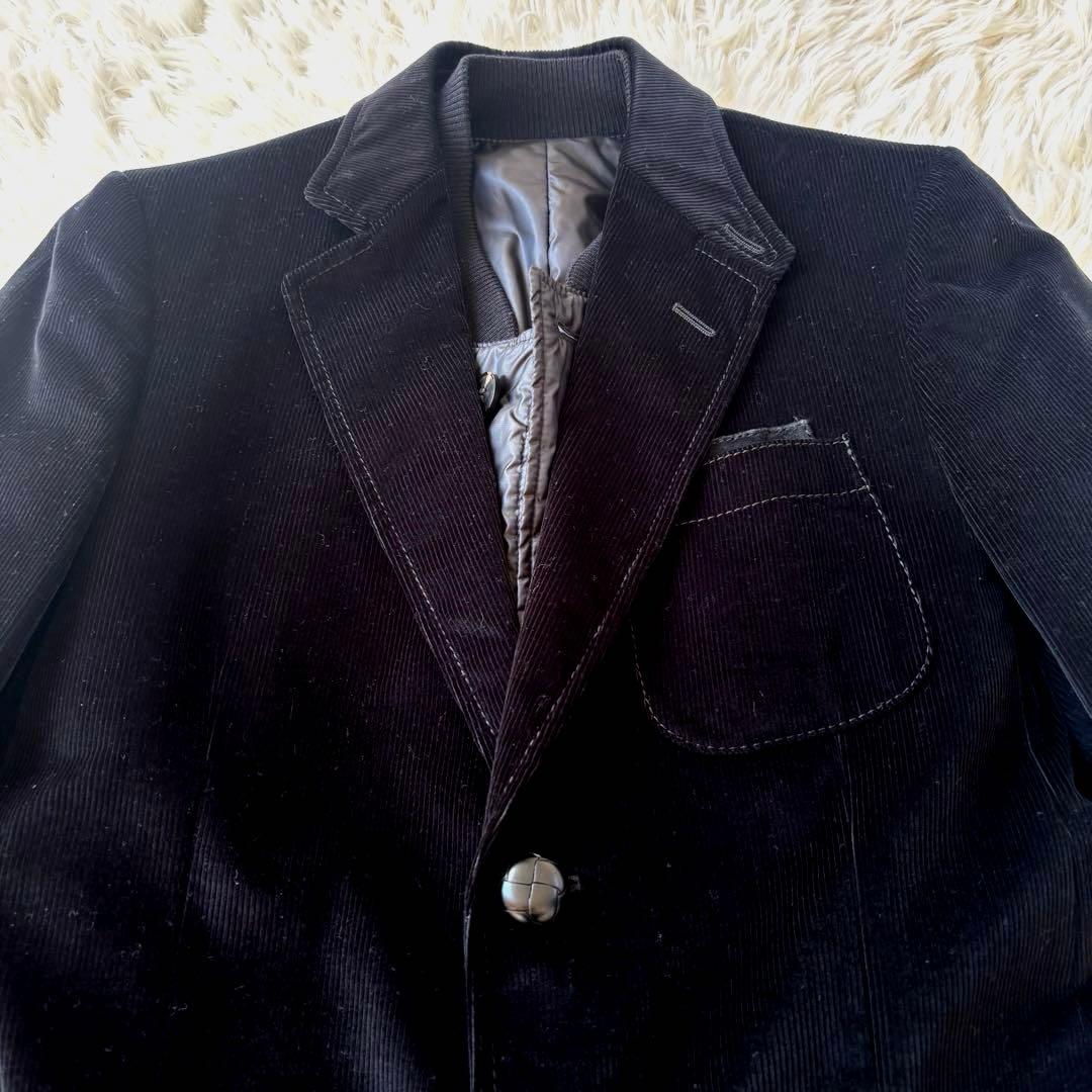 美品グッチGUCCIコーデュロイ テーラードジャケット ブルゾン付シェリーライン