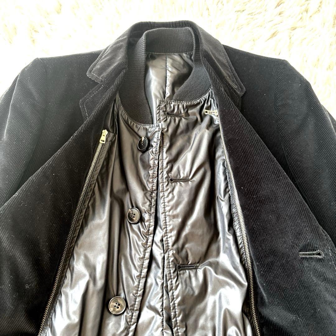 美品グッチGUCCIコーデュロイ テーラードジャケット ブルゾン付シェリーライン