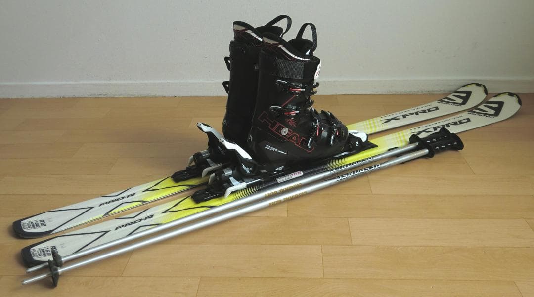 ■■送料無料■サロモン■メンズスキーセット■板162靴27-27.5■メンテ付■