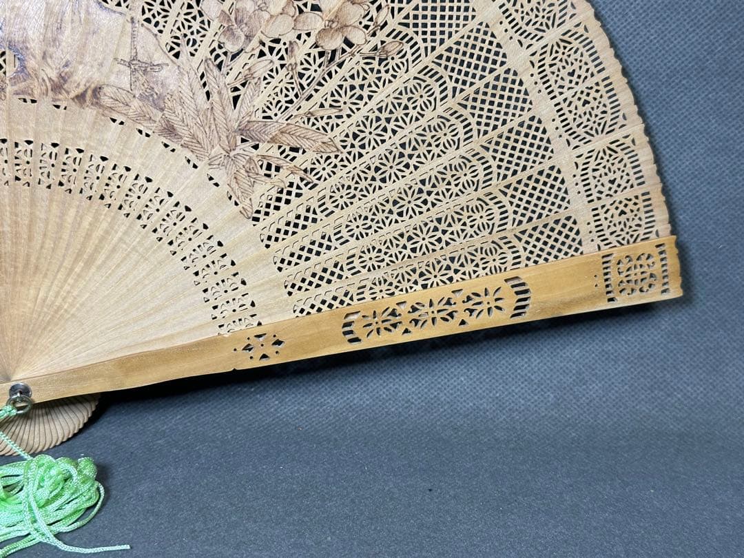 扇子　白檀扇子　和装小物　茶道　お茶会　お茶席　歌舞伎