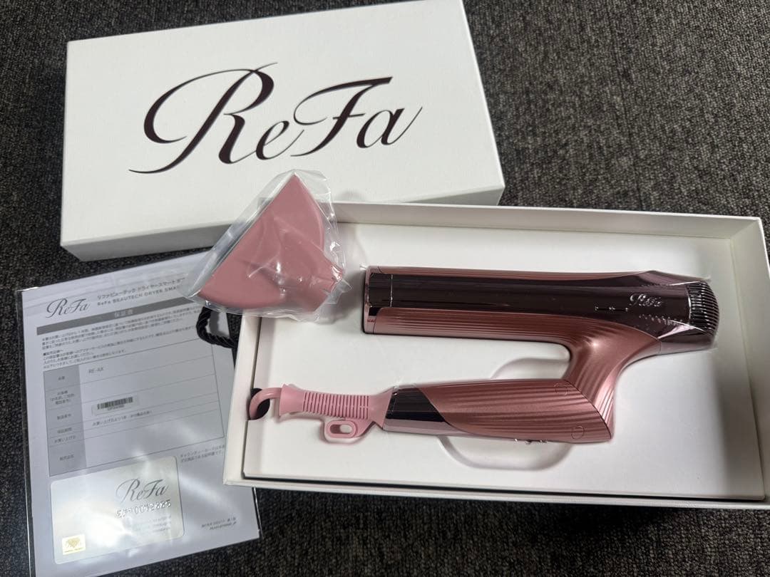 【新品】 Refa ビューティック ドライヤー RE-AX ピンク スマート W