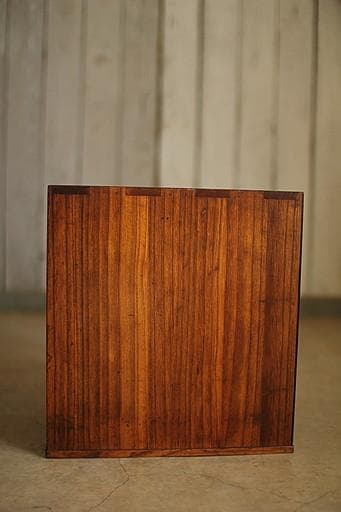 古い木製の小引き出し4段　書類棚　レターケース　古家具　古道具