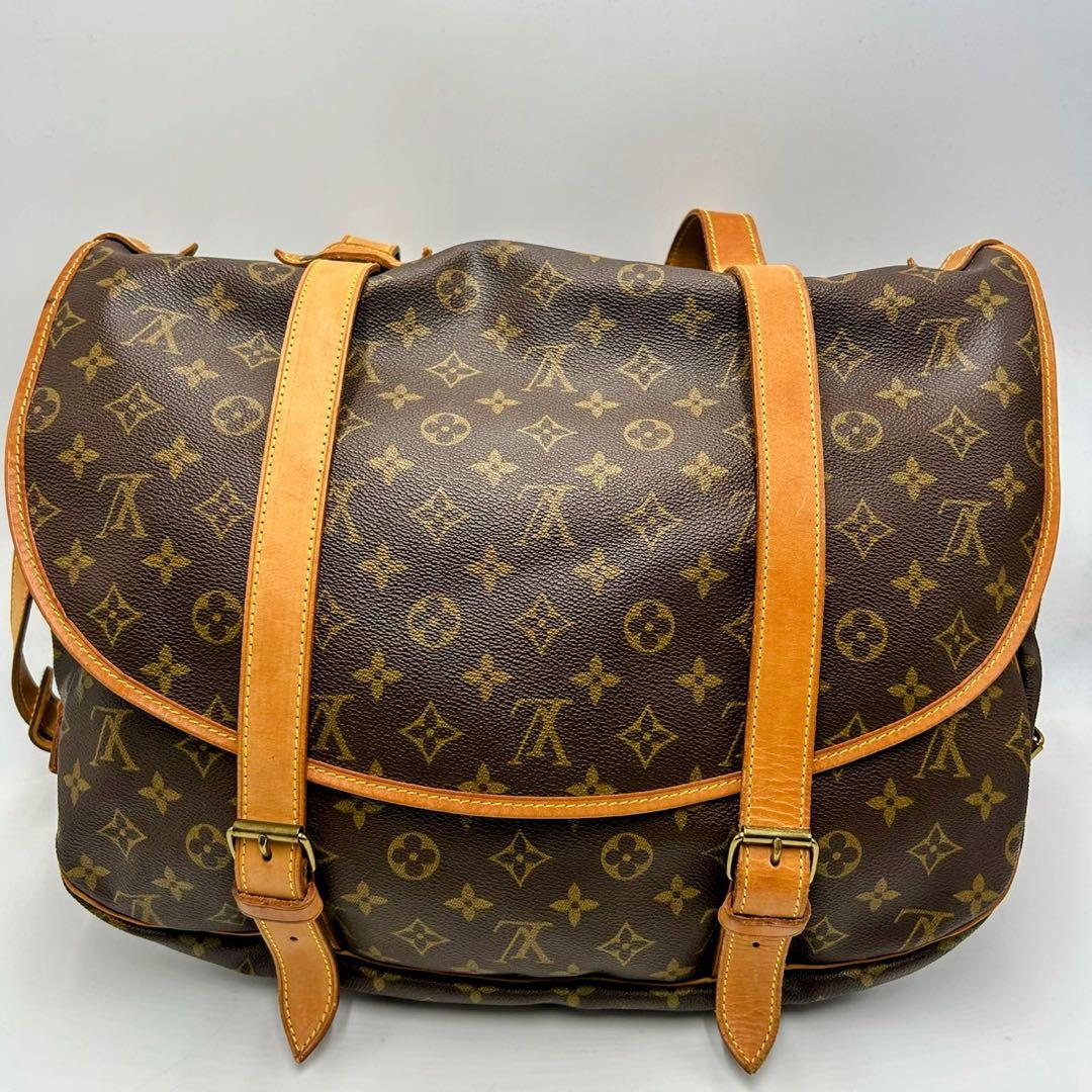 ✨極美品✨ ルイヴィトン ソミュール43 ショルダーバッグ M42252 大容量