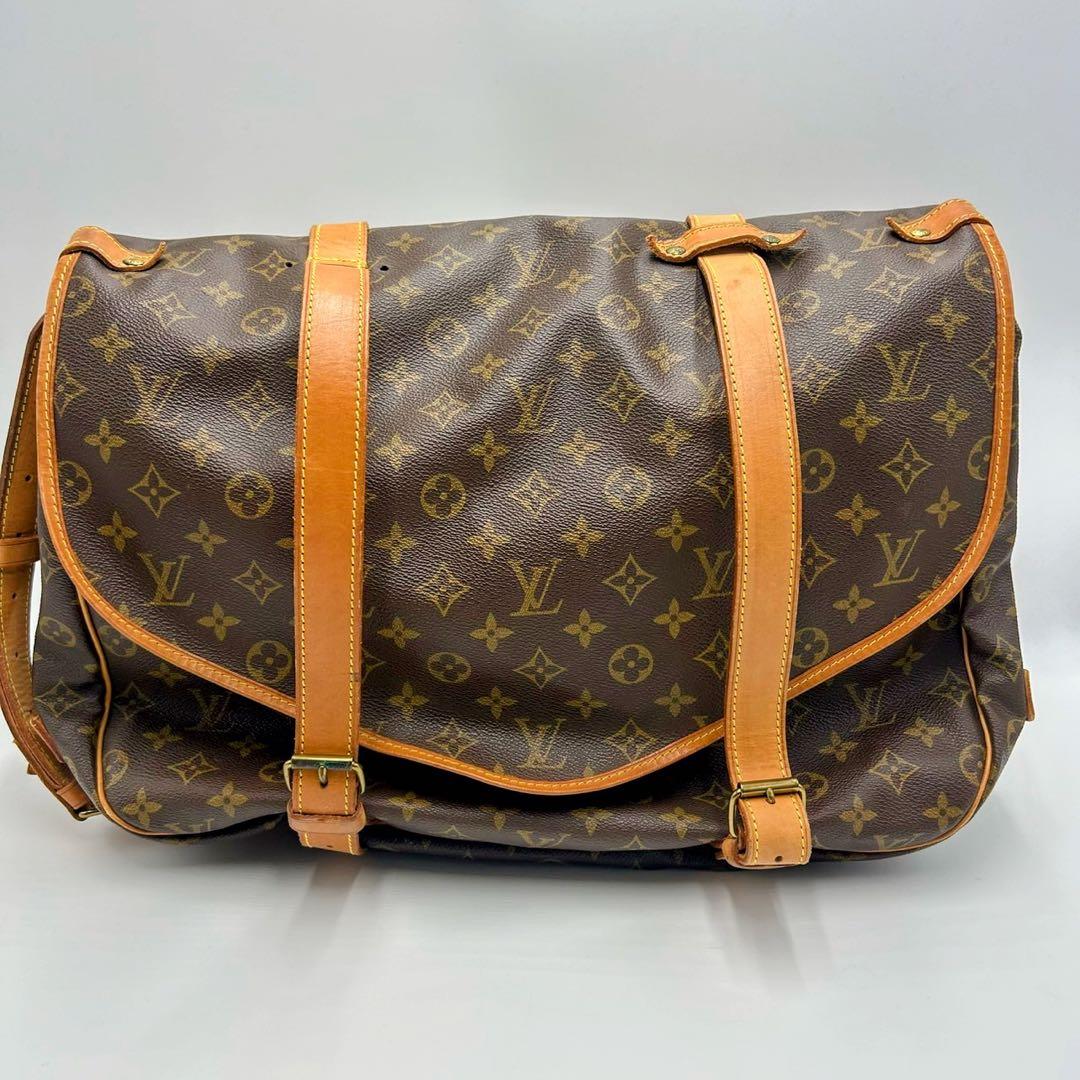 ✨極美品✨ ルイヴィトン ソミュール43 ショルダーバッグ M42252 大容量