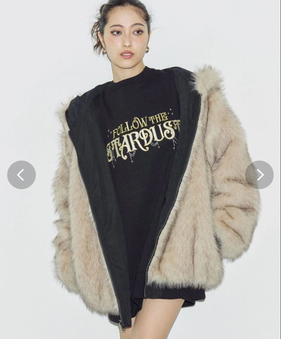 EVRISリバーシブルオーバーサイズフードブルゾン値下げ不可