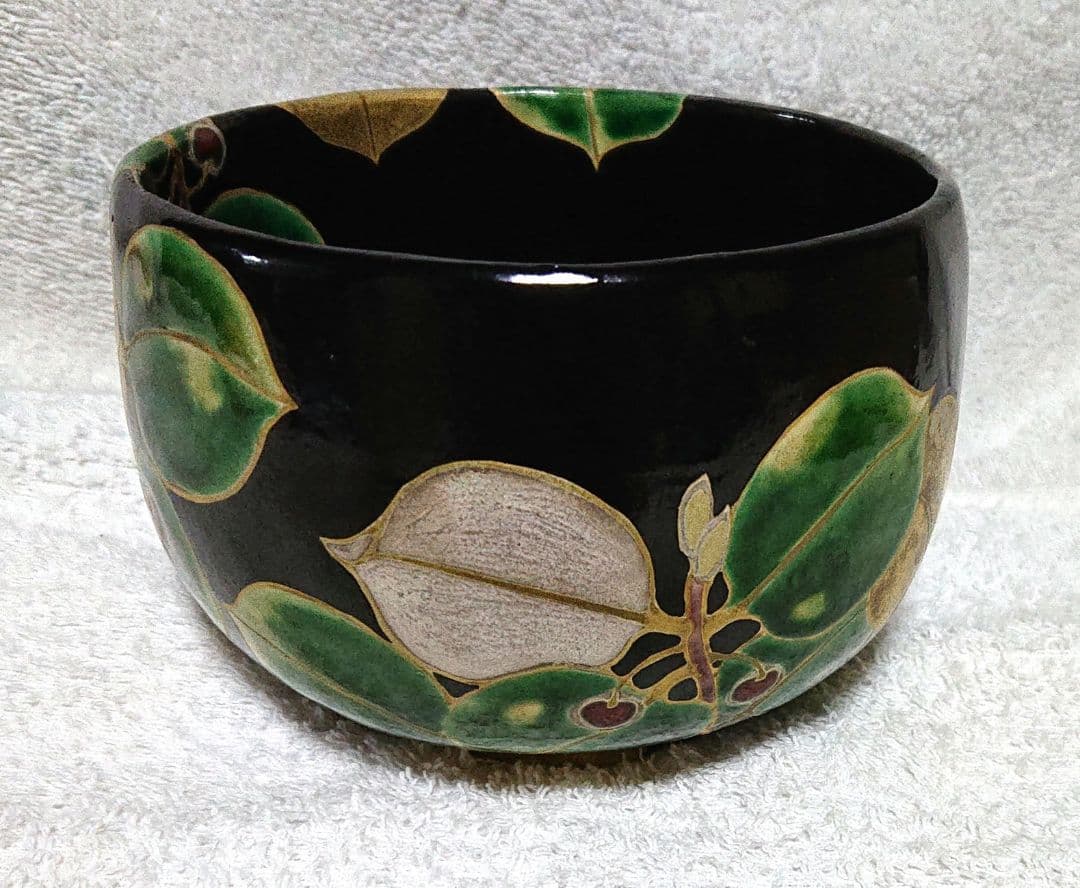 八世乾山抹茶茶碗A420 A445乾山2点