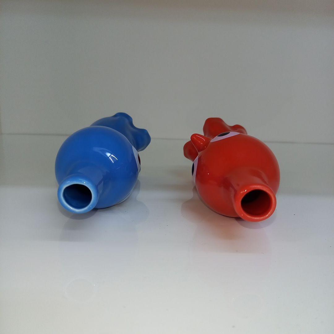 ピクミン　花瓶　一輪挿し　赤ピクミン　青ピクミン　２体セット　Nintendo