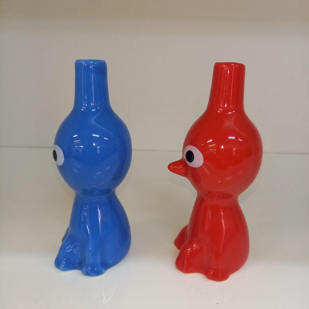 ピクミン　花瓶　一輪挿し　赤ピクミン　青ピクミン　２体セット　Nintendo