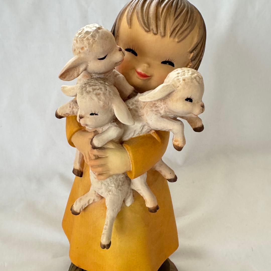 ANRI アンリ 木彫り人形 /26cm