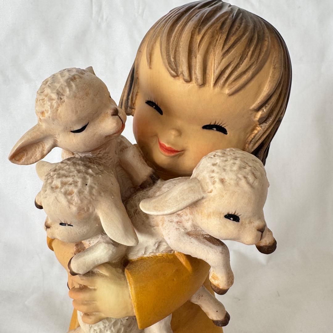 ANRI アンリ 木彫り人形 /26cm