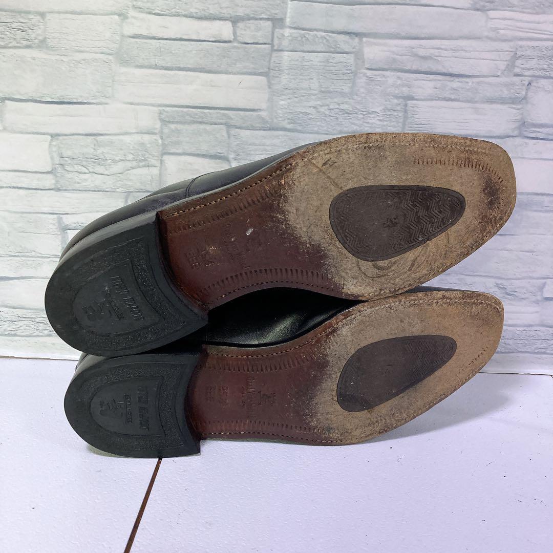 美品 スコッチグレイン ビジネスシューズ 3536 ストレート 黒 25.5