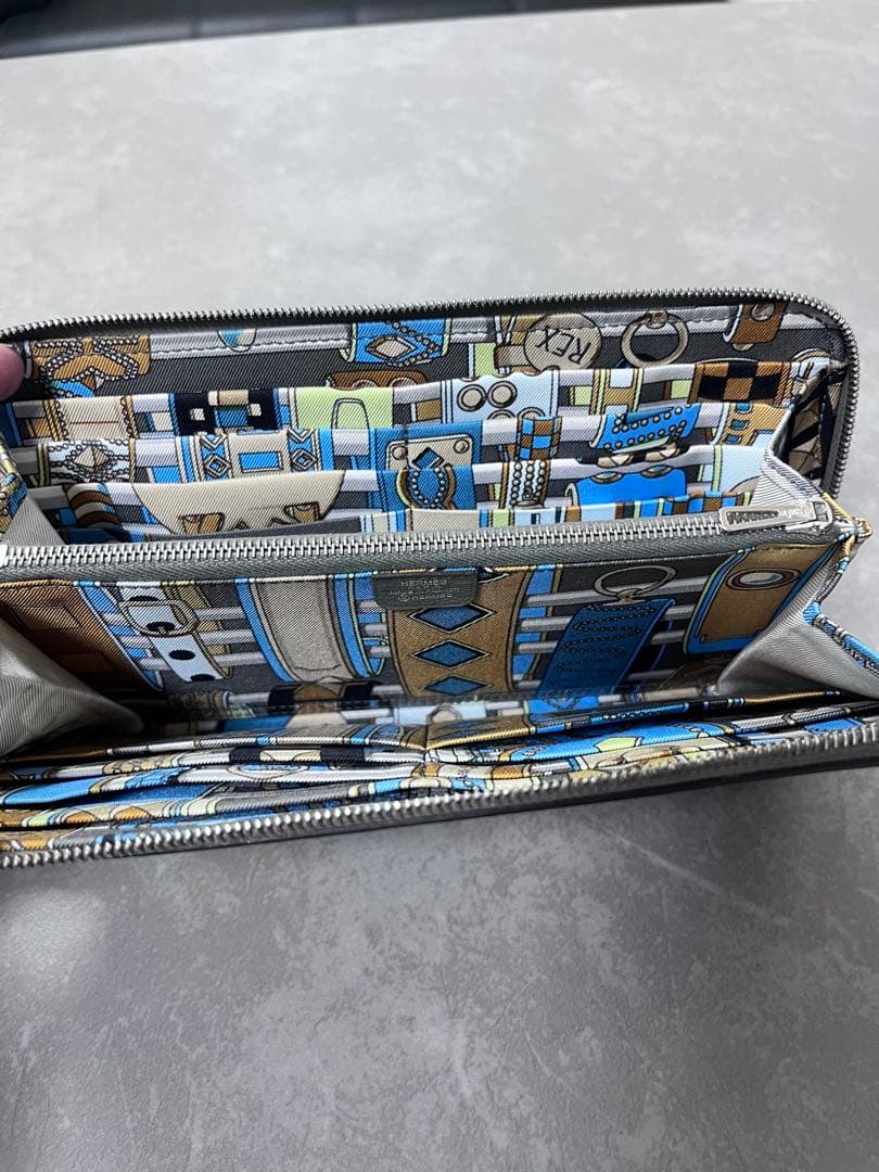 2日間限定出品！エルメス/HERMES /長財布アザップシルクイン美品