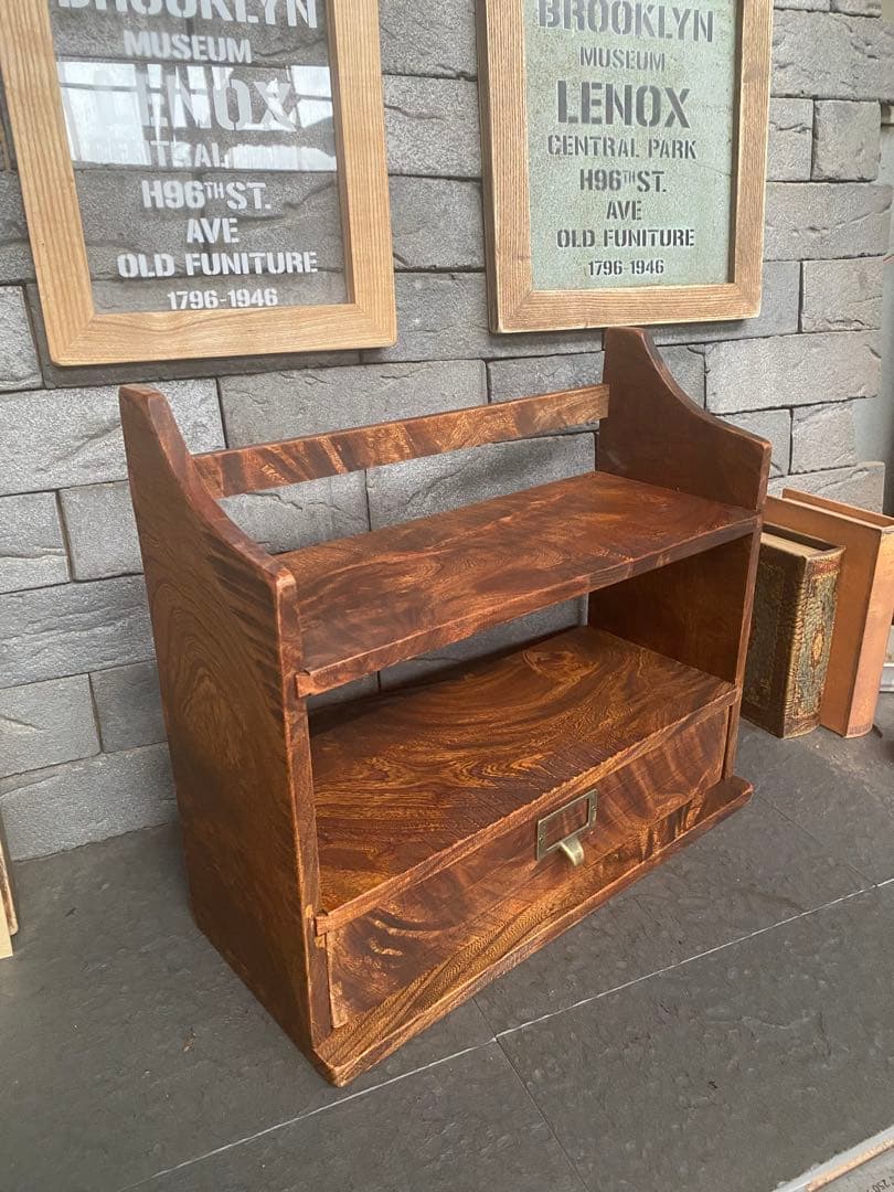 引き出し付きシェルフとコーヒーフィルタースタンドとメジャーカップホルダーの3点